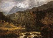 Johan Christian Dahl Alpine Landscape china oil painting artist